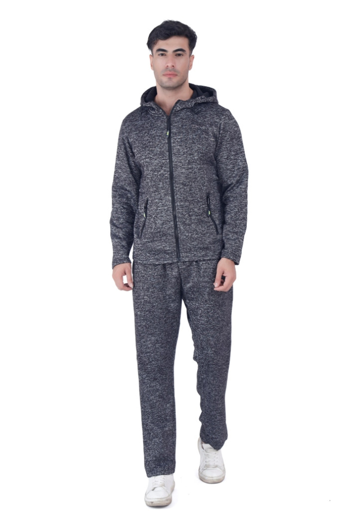 Men’s Hooded Tracksuit in Black