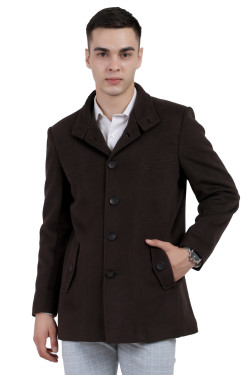 Review for product Men’s Single Breasted Knee Length Tweed Coat